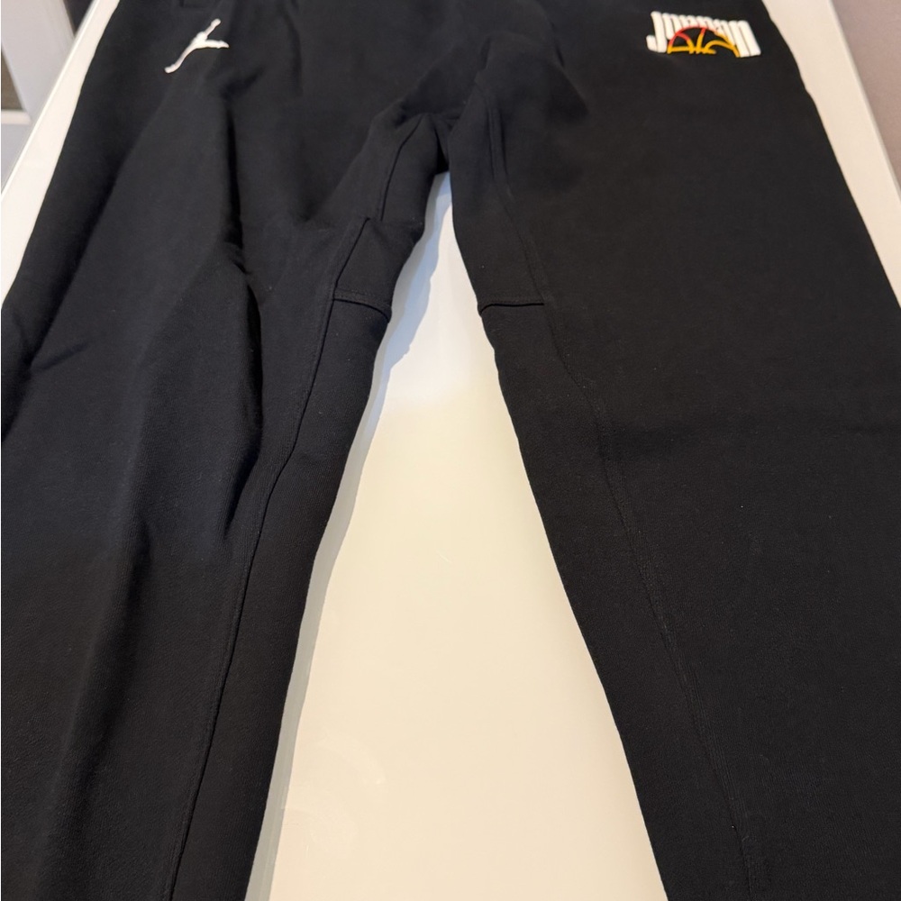 Jordan Black Men's Sweatpants with Logo